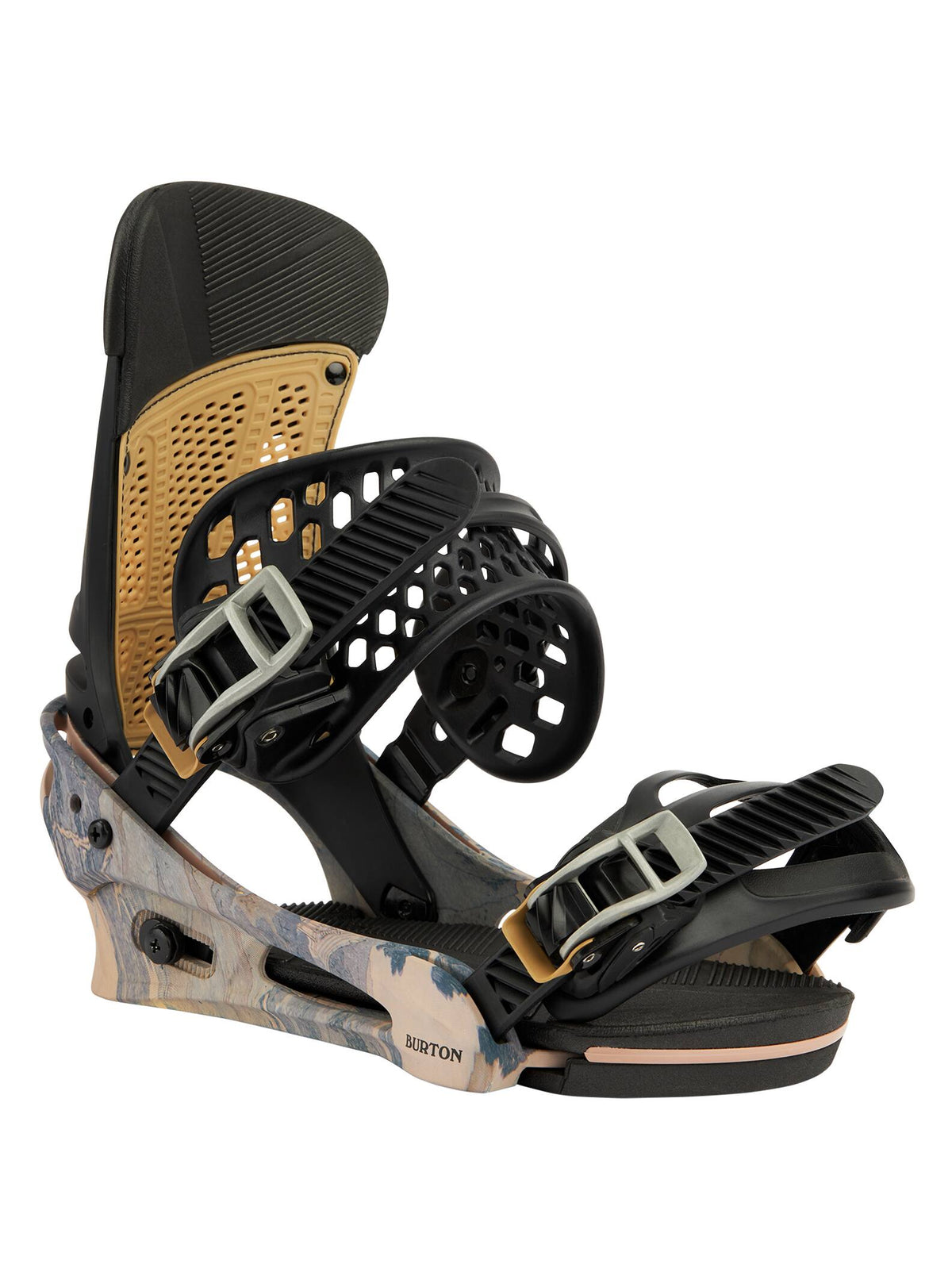 Burton Malavita Re:Flex Snowboard Binding 2022 Dark gray / print