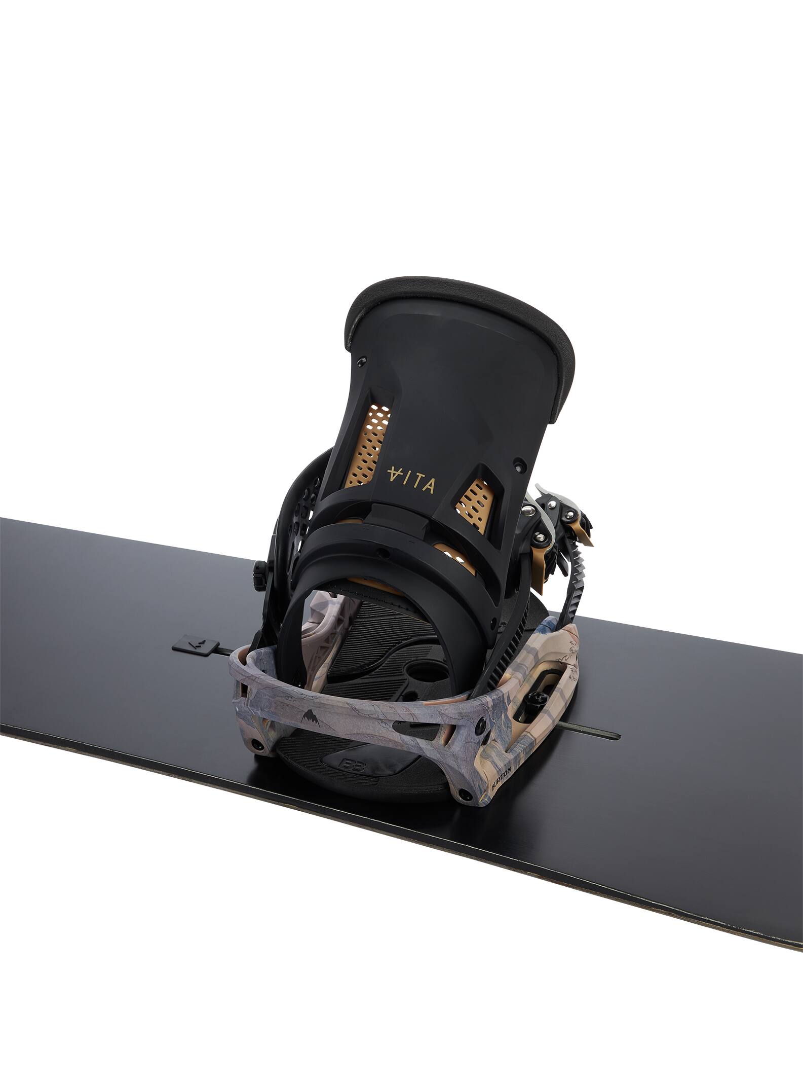 Burton Malavita EST Snowboard Binding 2022 Dark gray / print