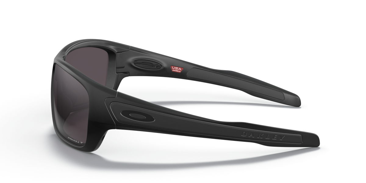 Oakley Turbine Matte black w/ prizm grey polarized lens