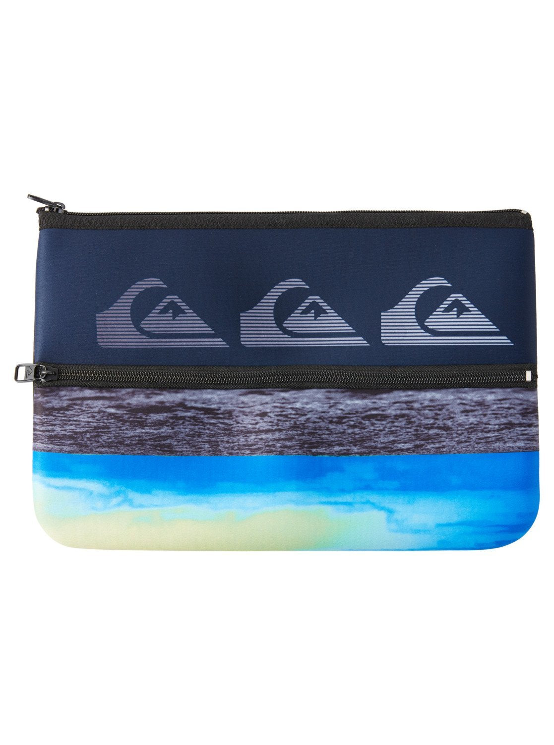 Quiksilver Blocked Jumbo Pencil Case Navy blazer