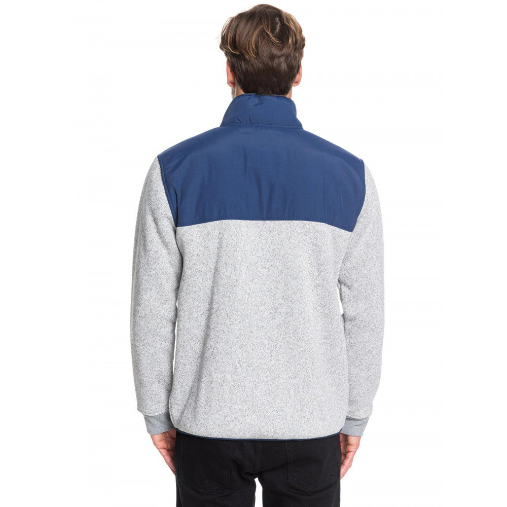 Quiksilver Keller Mix Full Zip Jumper Moonlit Ocean