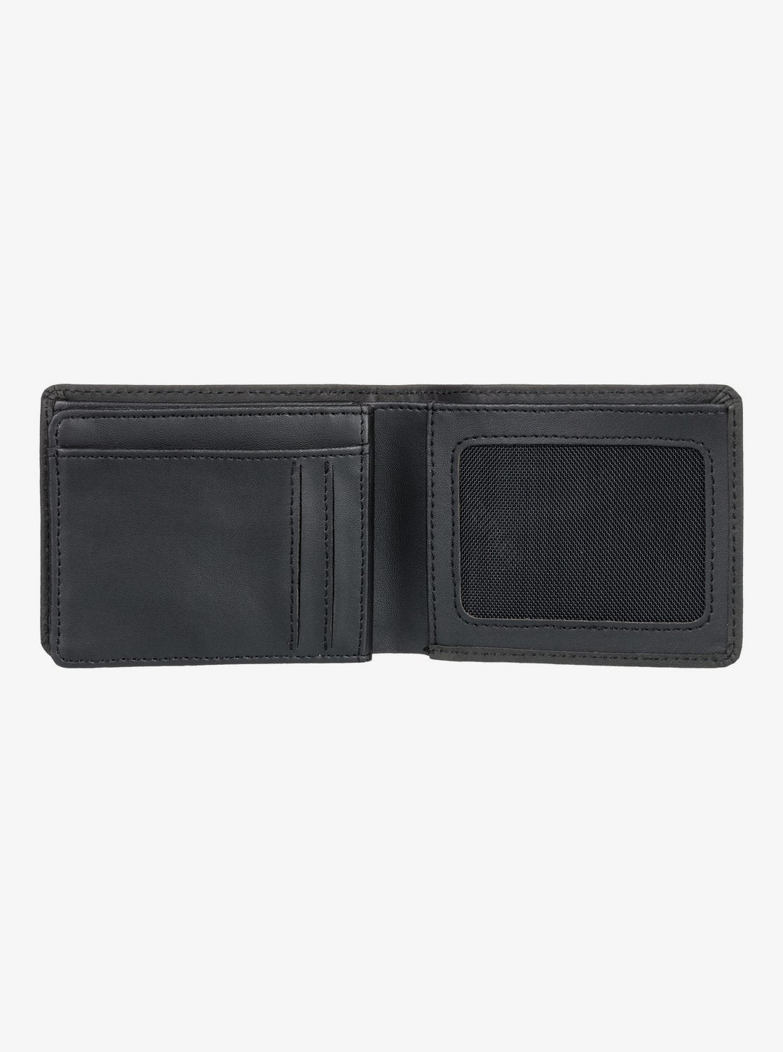 Quiksilver Mac Tri-Fold Leather Wallet Black