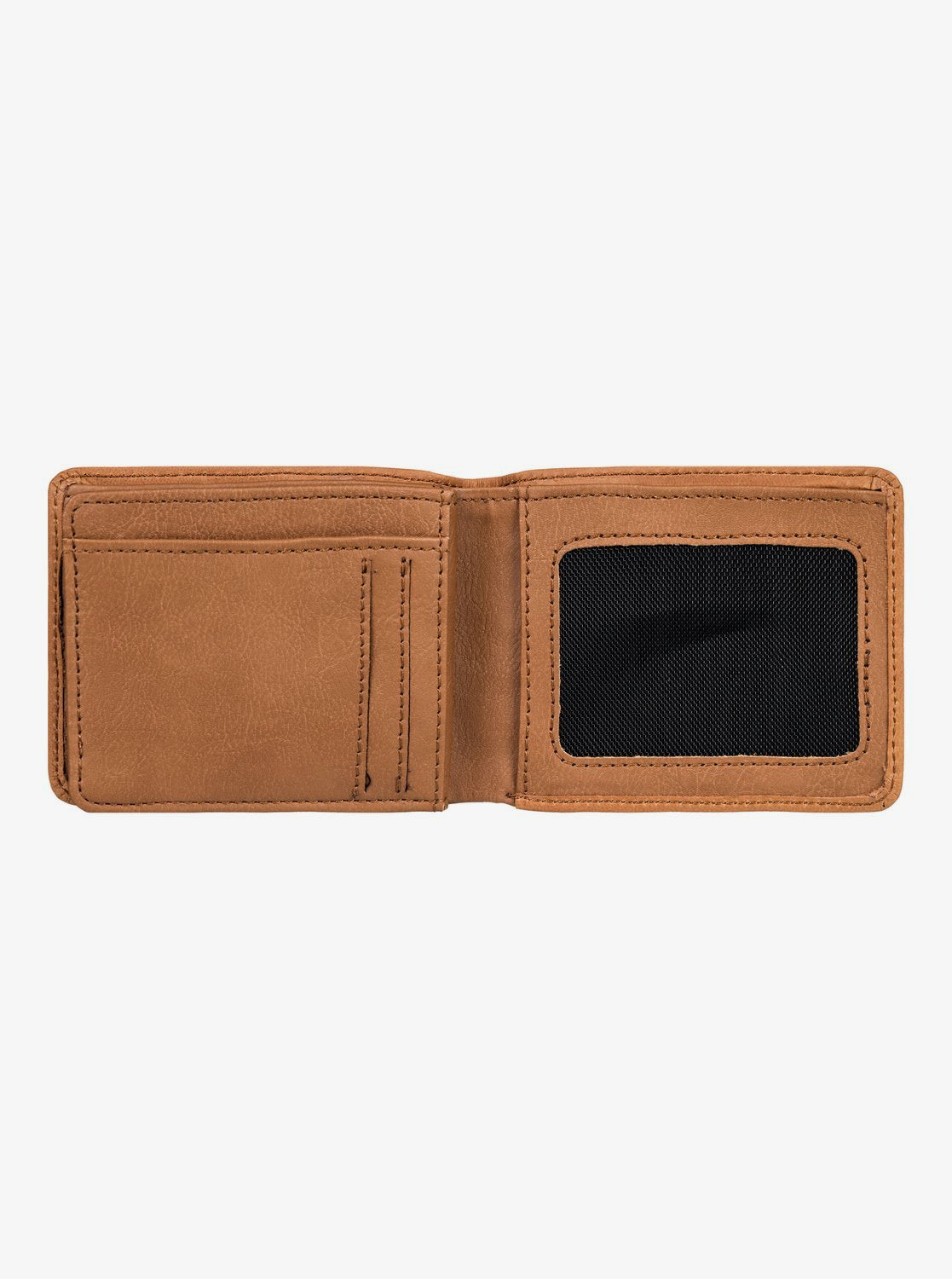 Quiksilver Mac Tri-Fold Leather Wallet Natural