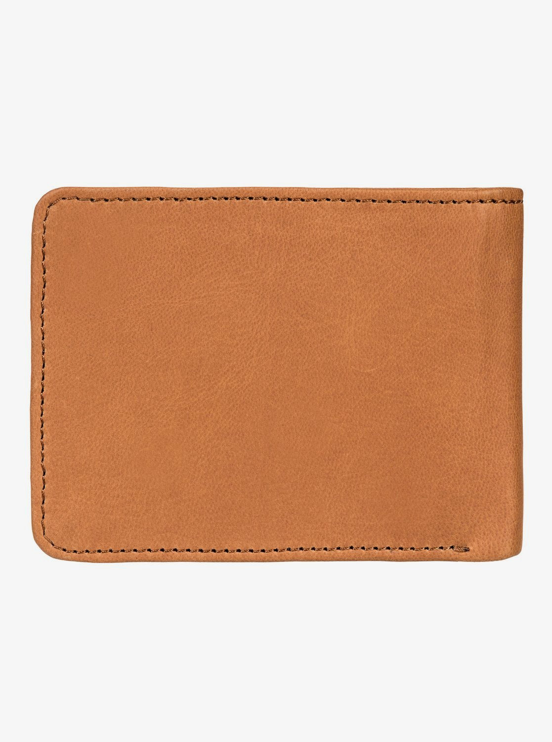 Quiksilver Mac Tri-Fold Leather Wallet Natural