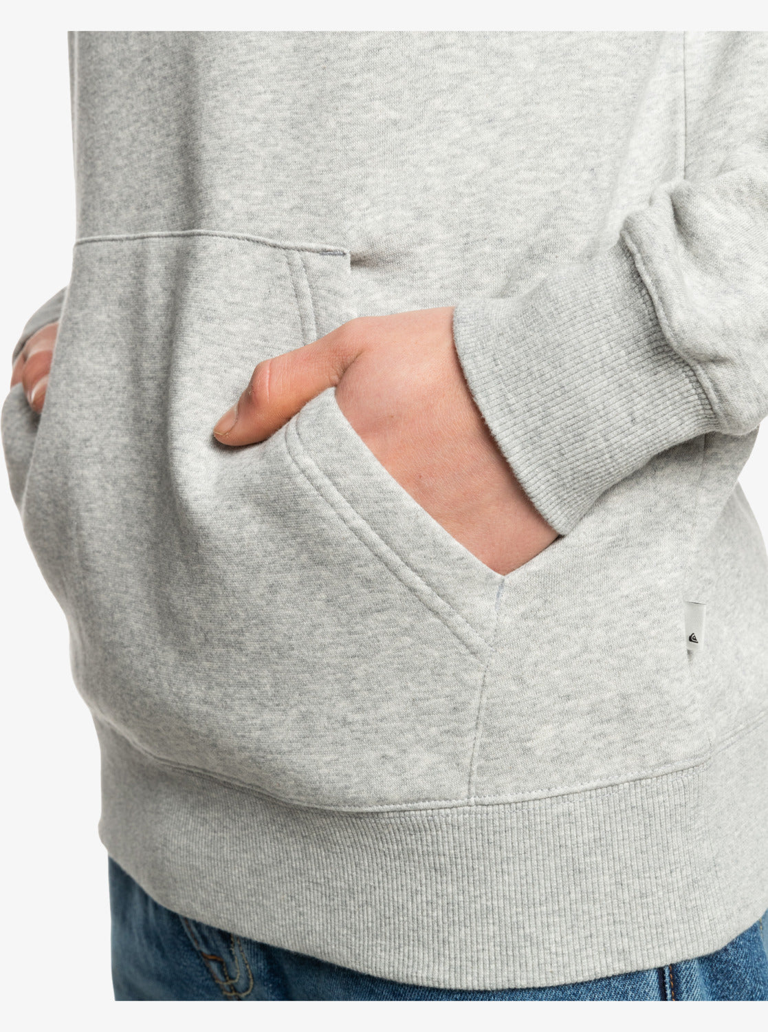 Quiksilver Mens Big Logo Fleece Athletic Heather