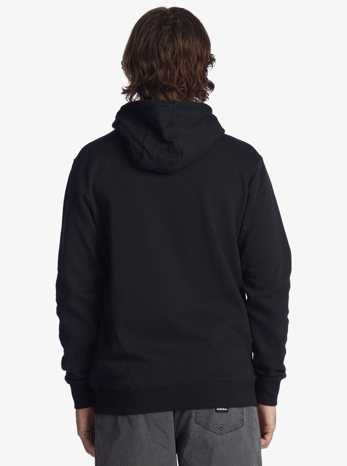 Quiksilver Mens Big Logo Fleece Black