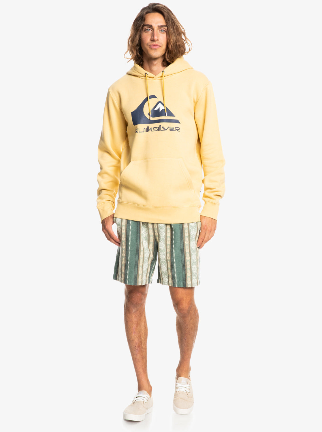 Quiksilver Mens Big Logo Fleece Rattan