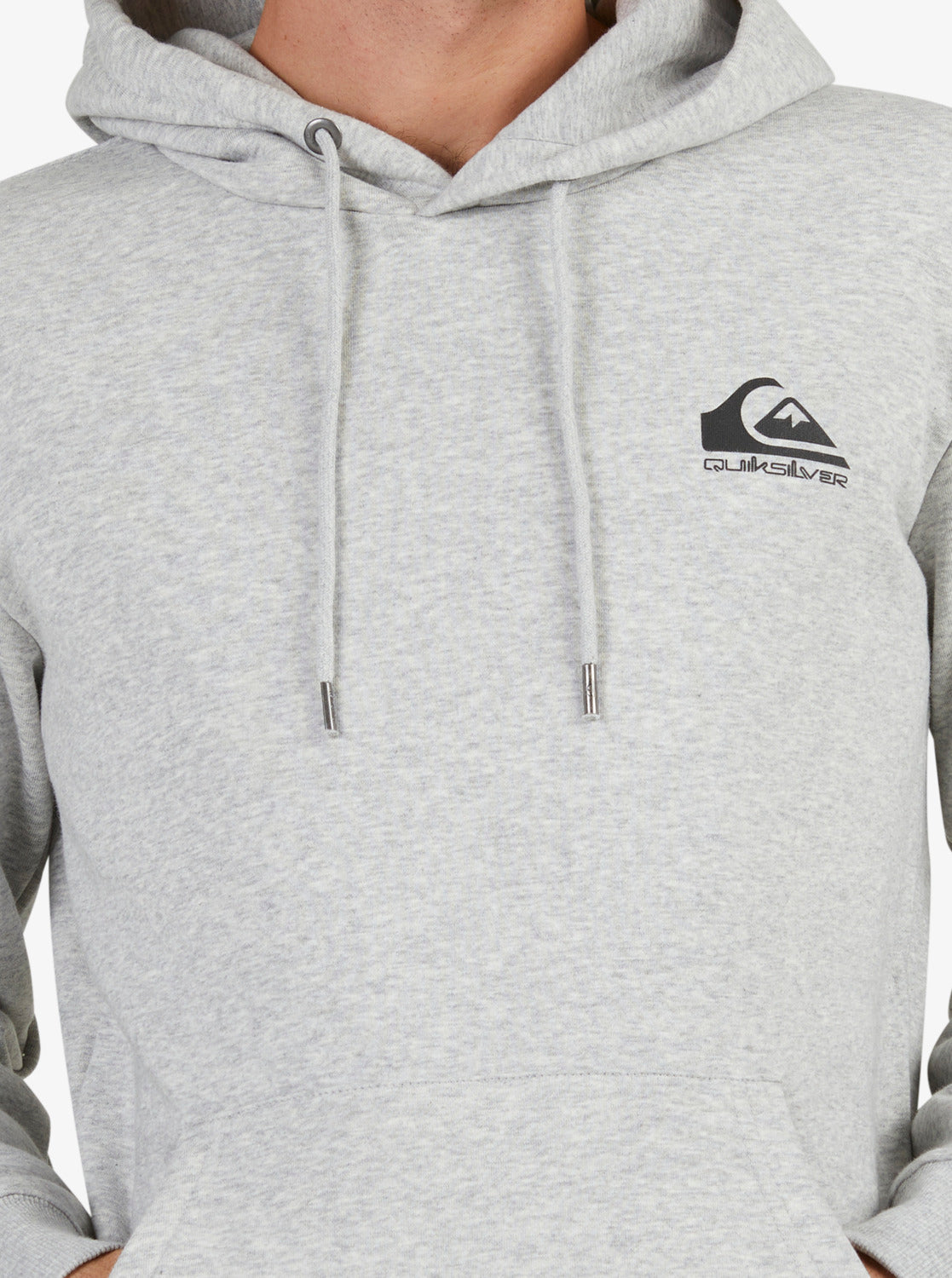 Quiksilver Mens Crucial Promo Hoodie Athletic Heather