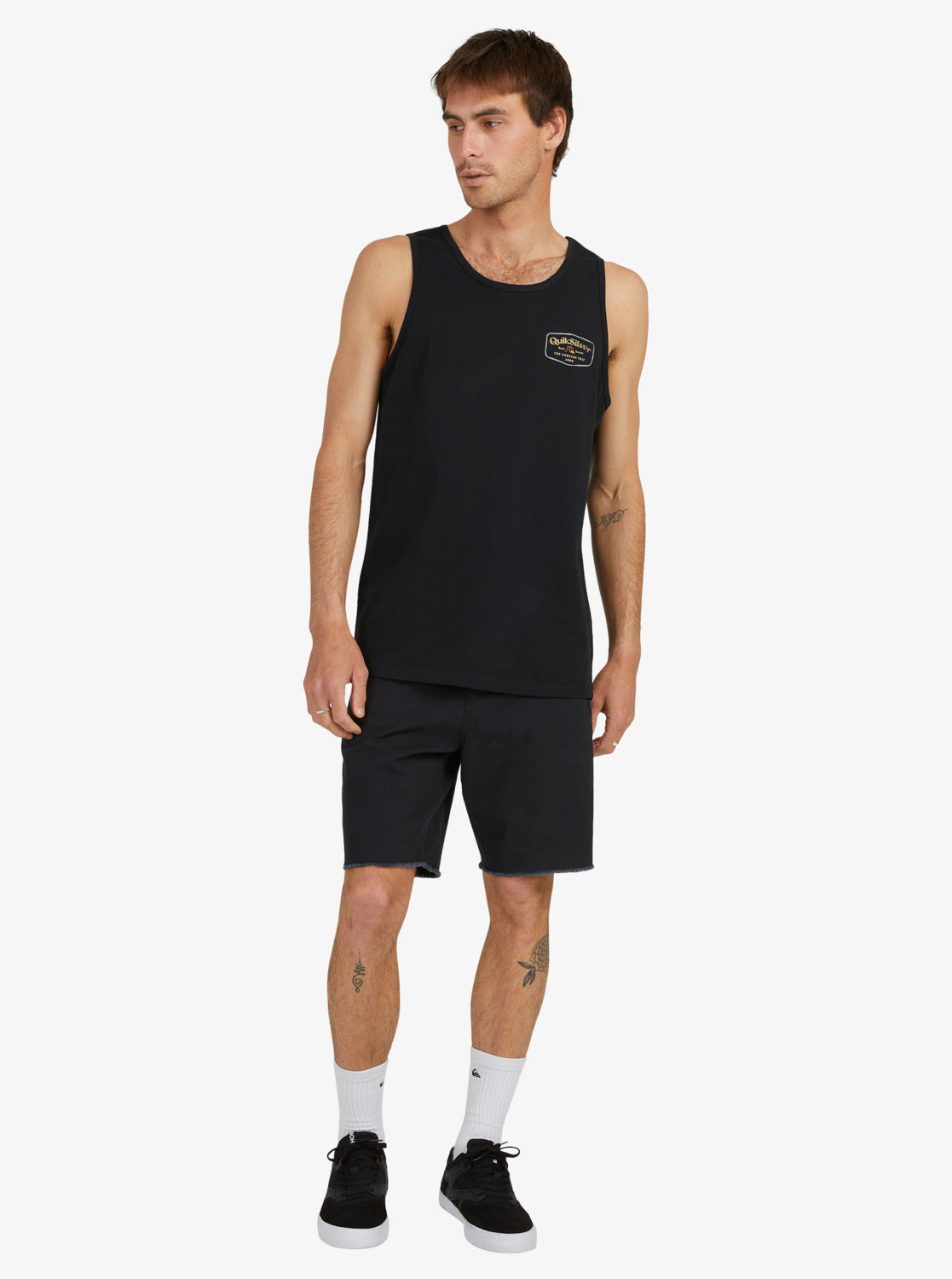 Quiksilver Mens Into Clouds Tank Black