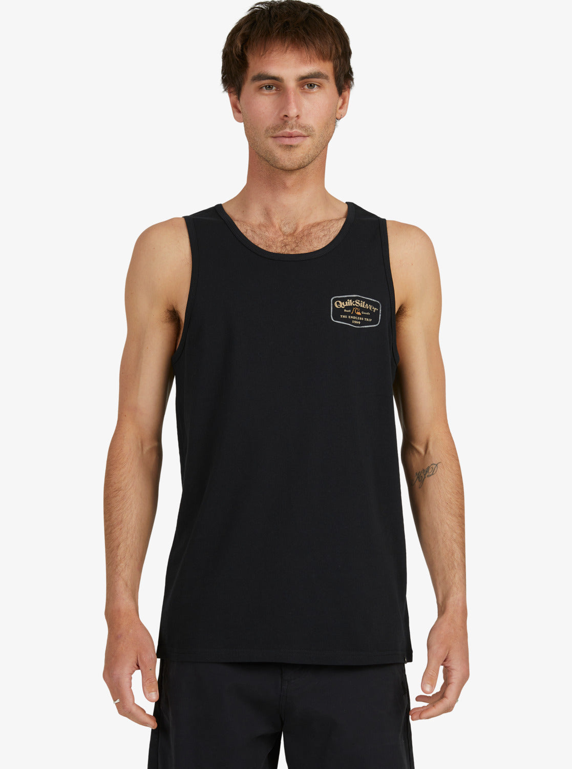 Quiksilver Mens Into Clouds Tank Black