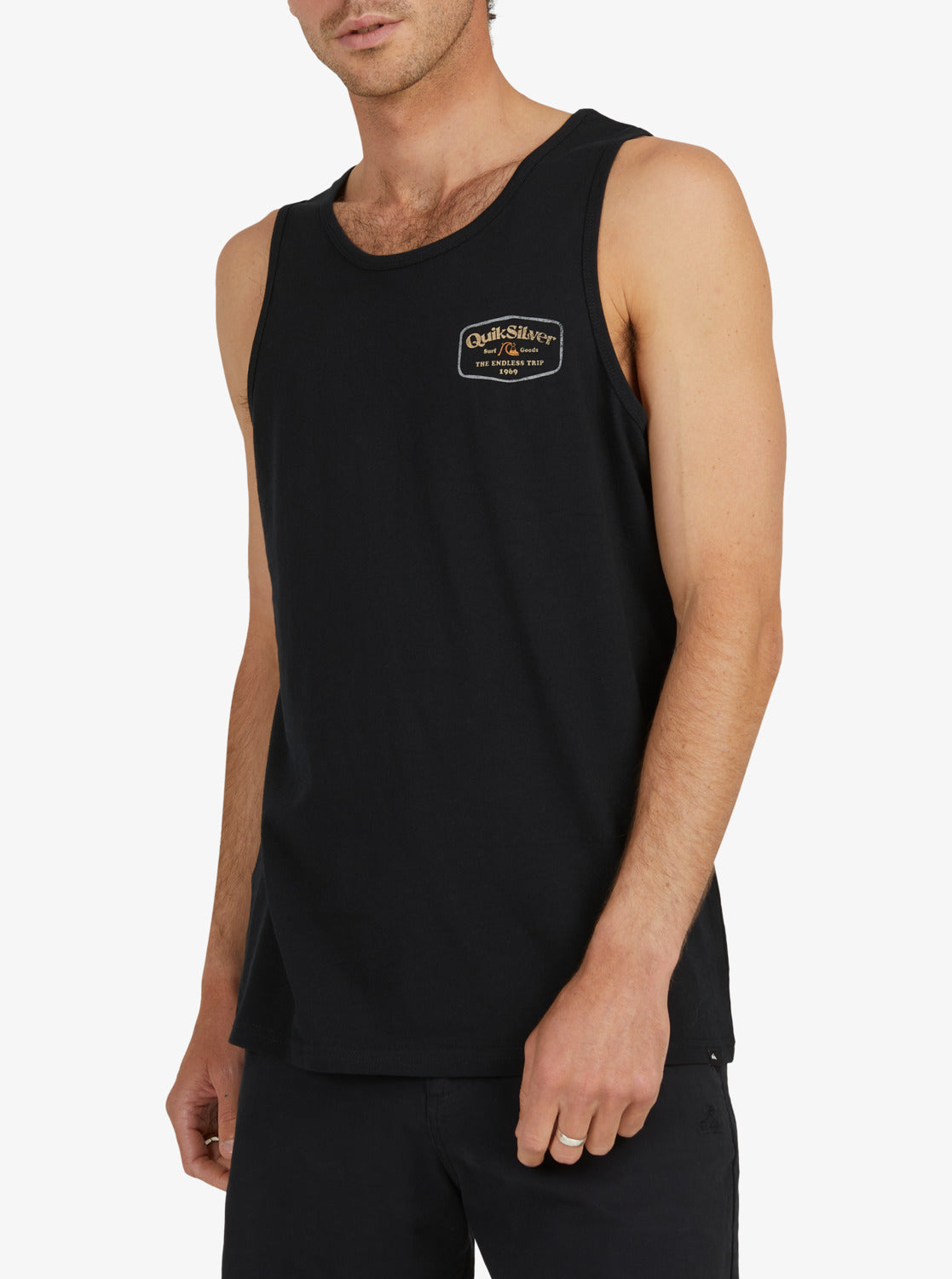 Quiksilver Mens Into Clouds Tank Black