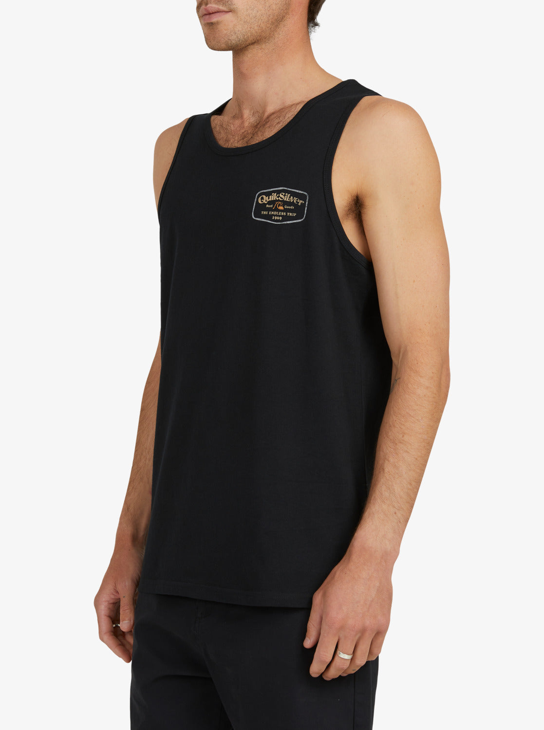 Quiksilver Mens Into Clouds Tank Black