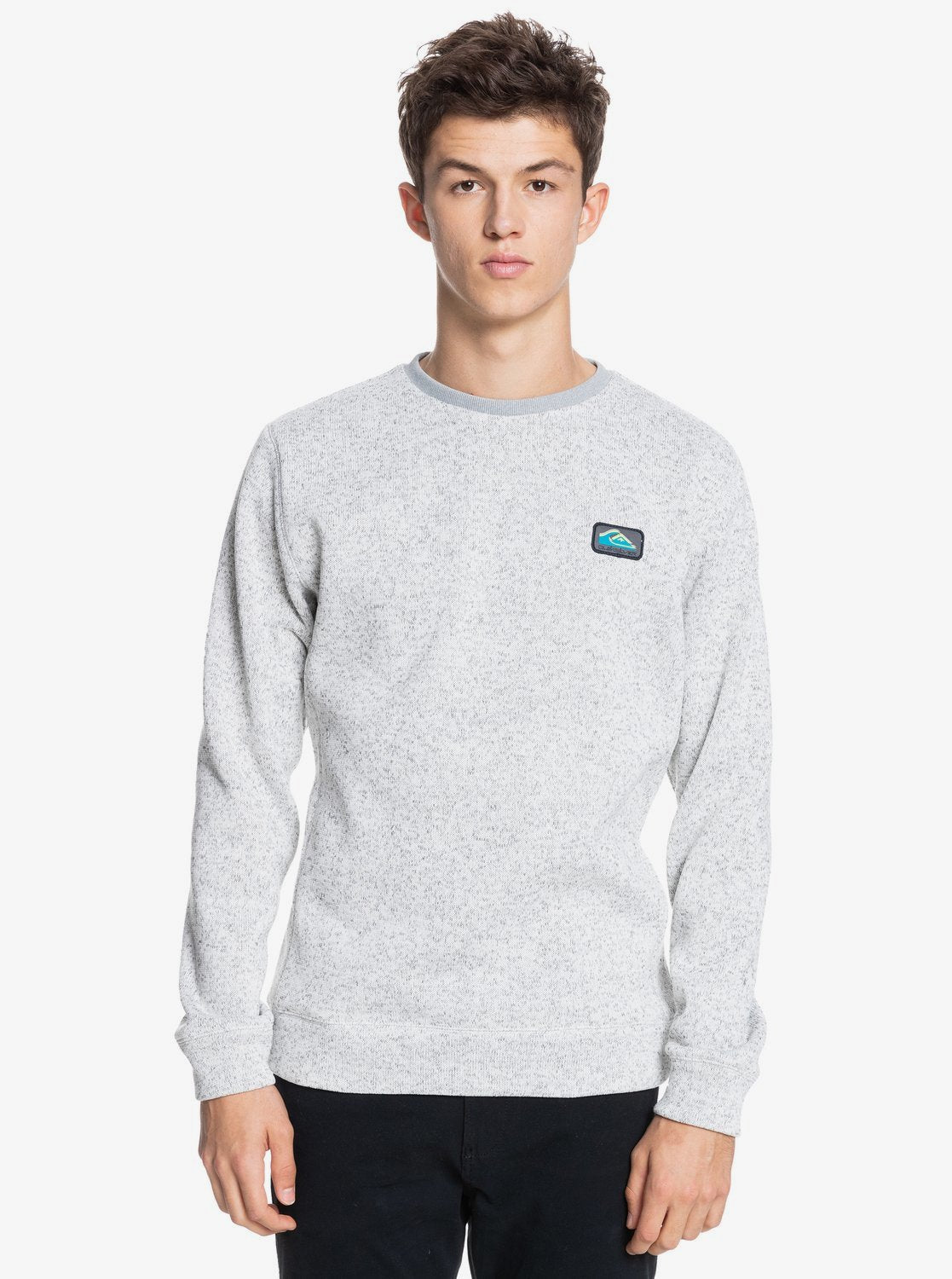 Quiksilver Mens Keller Sweatshirt Light grey heather