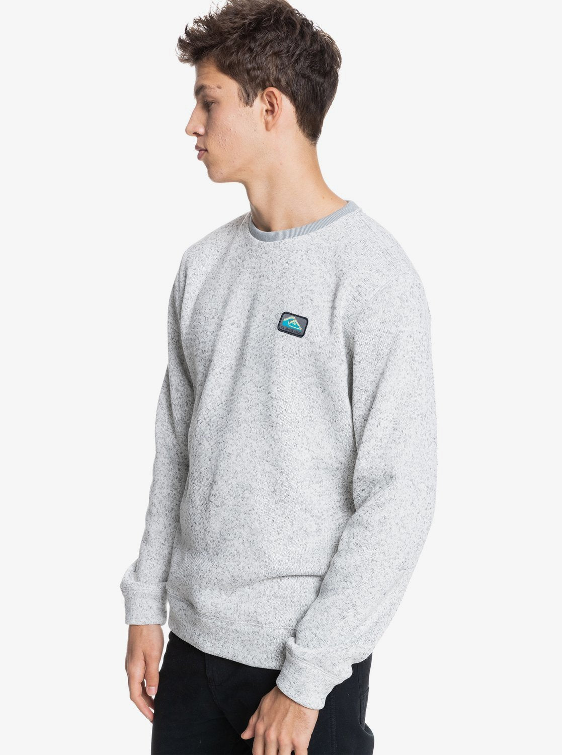 Quiksilver Mens Keller Sweatshirt Light grey heather