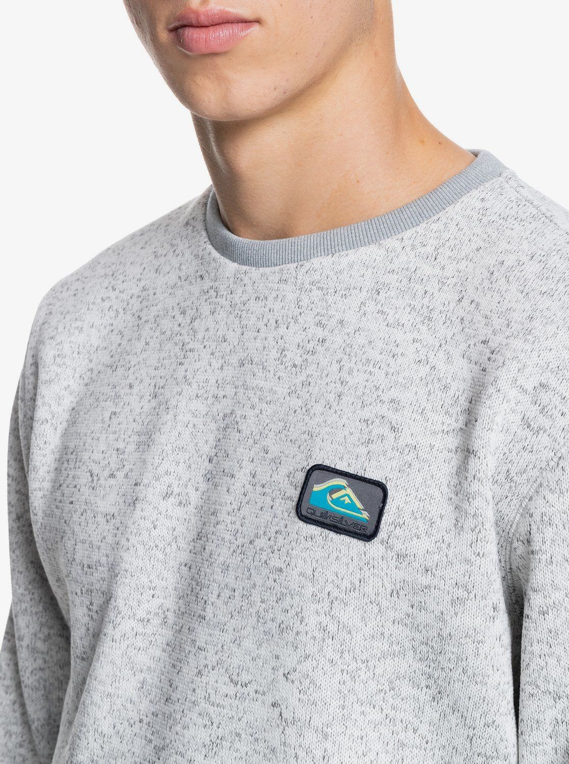Quiksilver Mens Keller Sweatshirt Light grey heather
