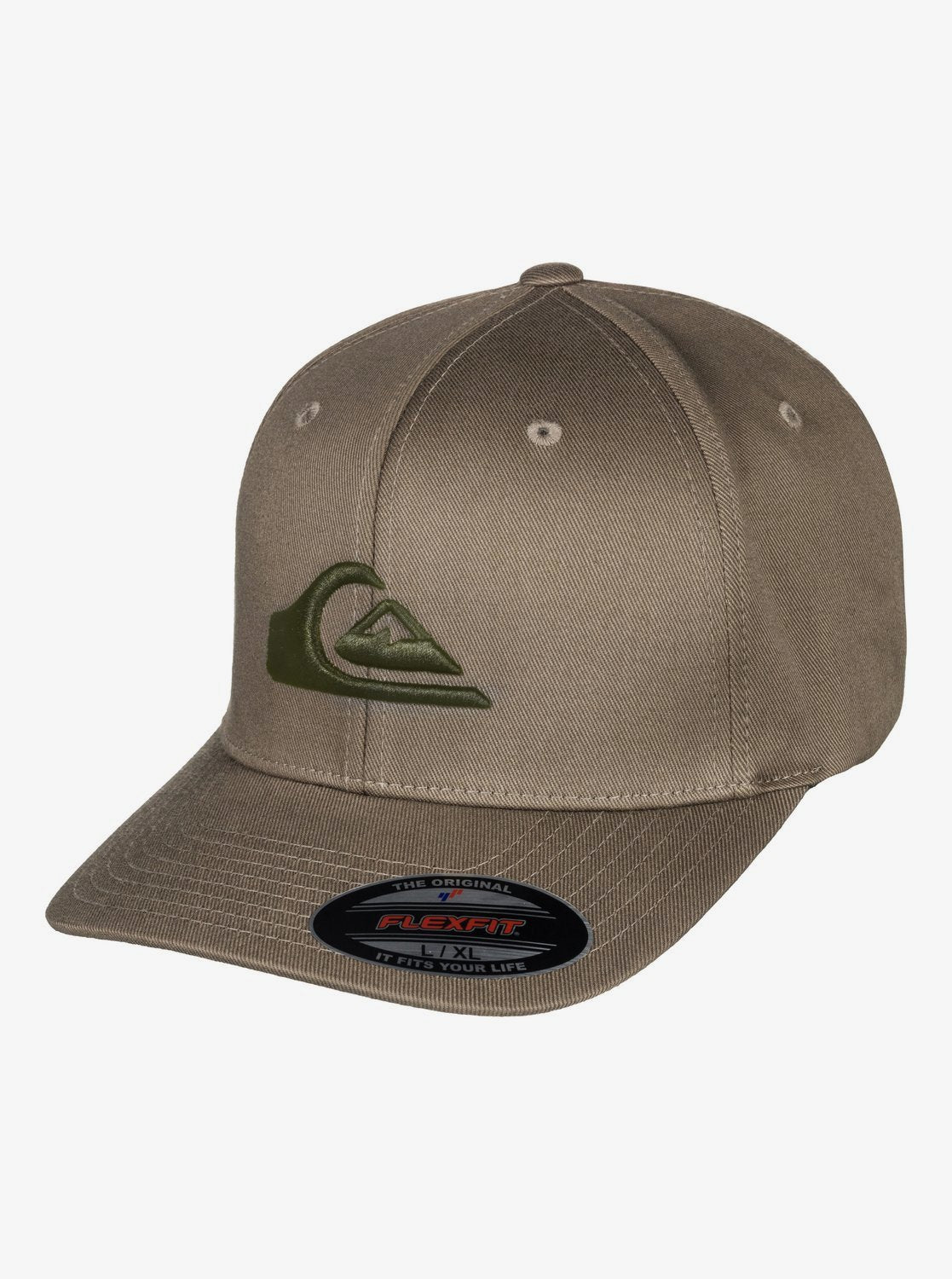 Quiksilver Mens Mountain & Wave Flexfit Cap Thyme