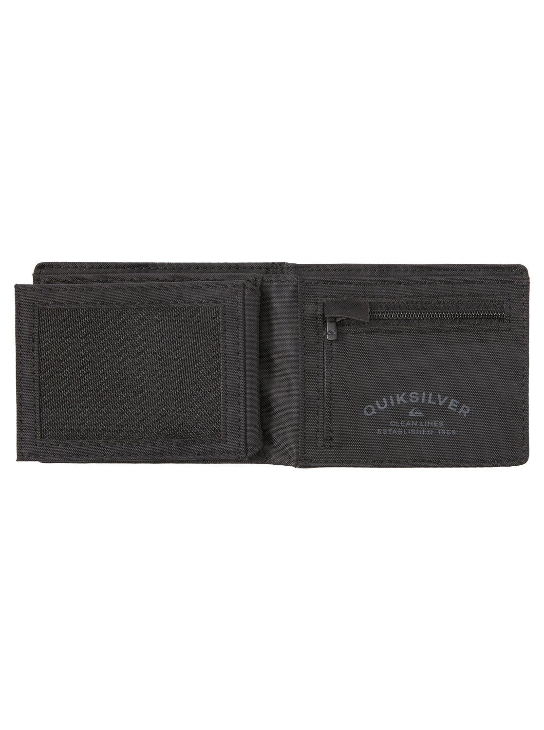 Quiksilver Mens Stitchy Tri-Fold Wallet Black black