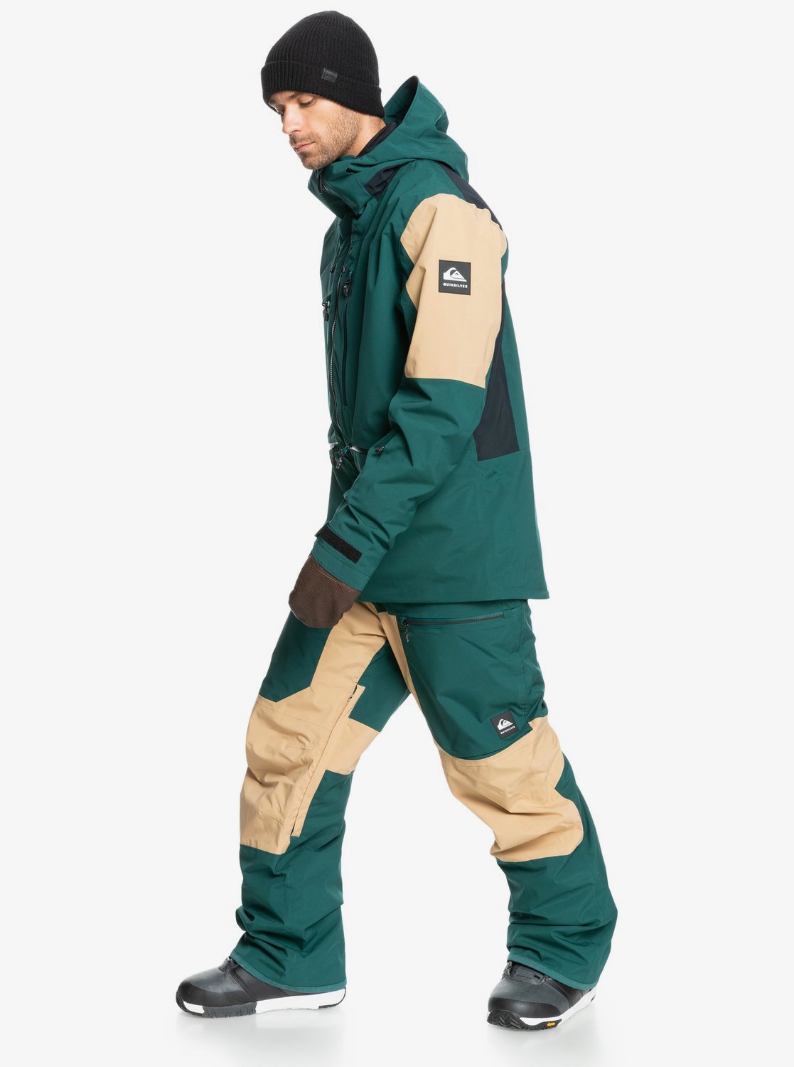 Quiksilver Mens Travis Rice Stretch Snow Jacket June bug