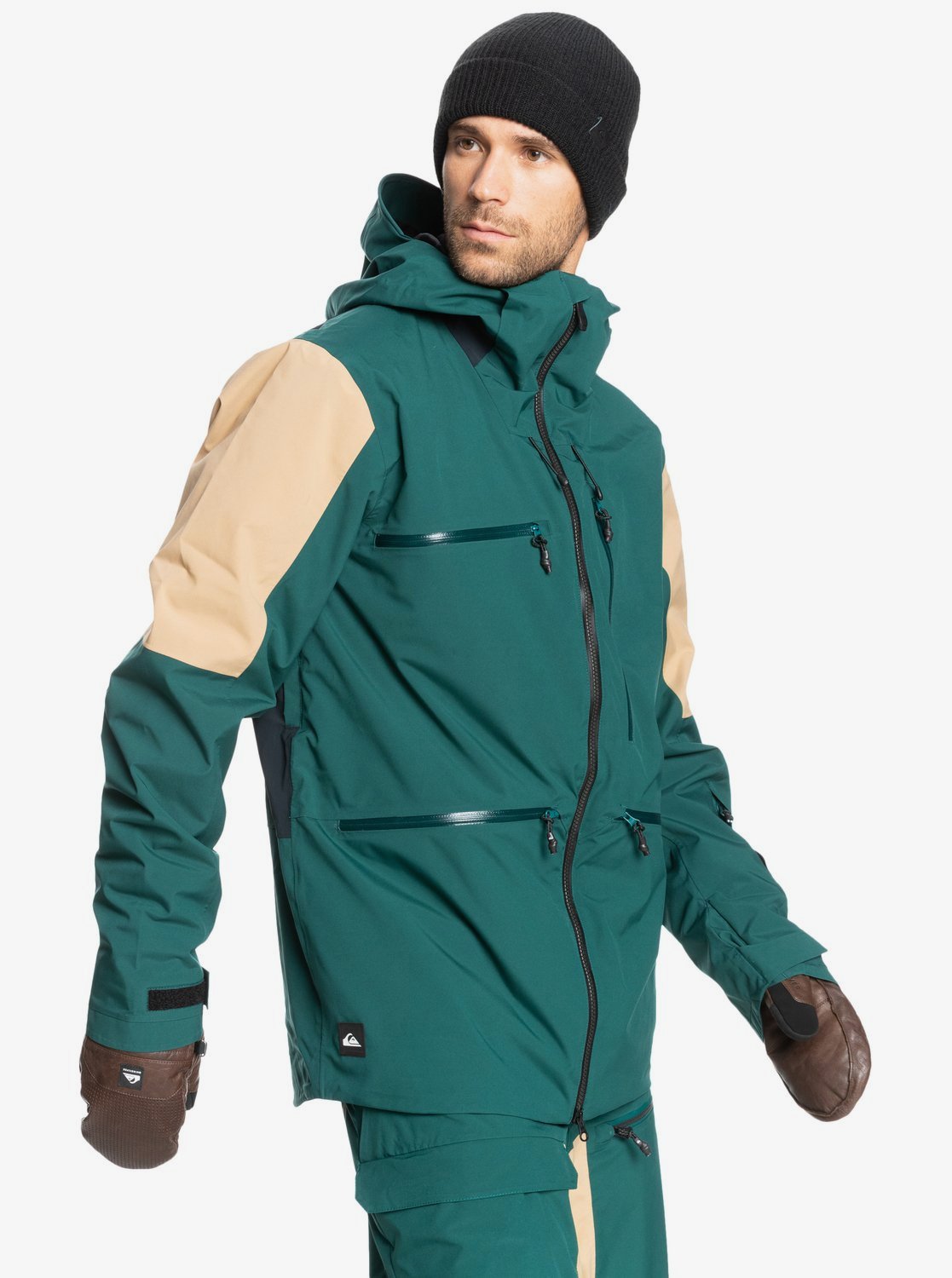 Quiksilver Mens Travis Rice Stretch Snow Jacket June bug