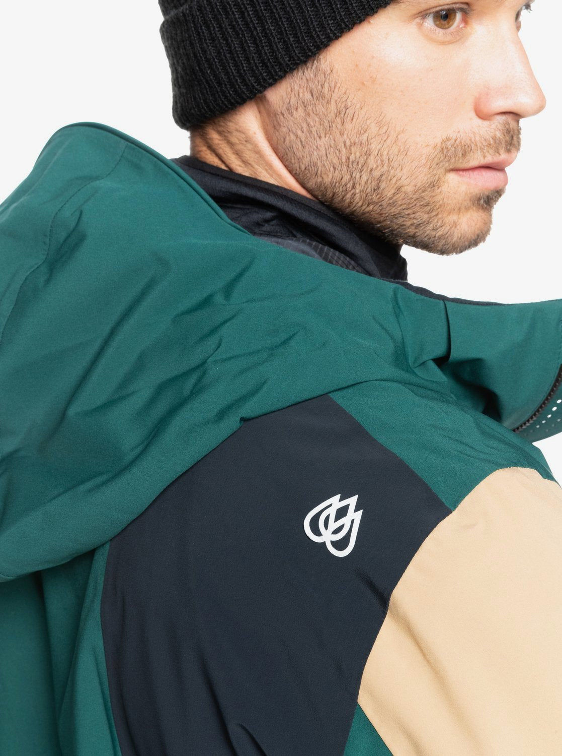 Quiksilver Mens Travis Rice Stretch Snow Jacket June bug