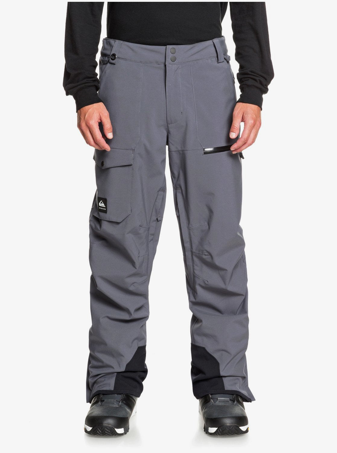 Quiksilver Mens Utility Shell Snow Pants Iron gate