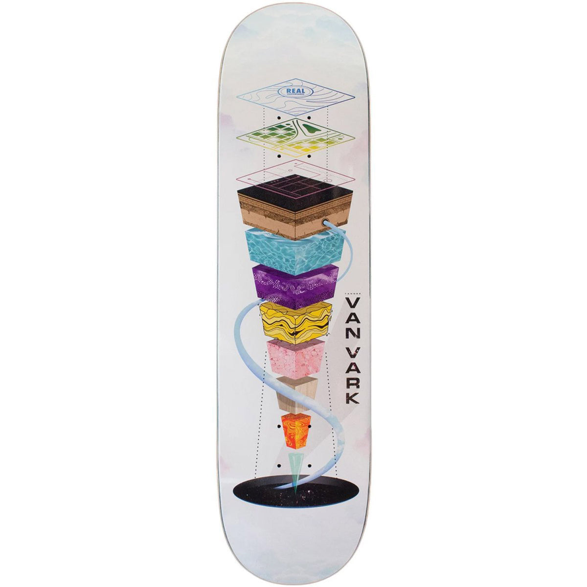 Tanner Van Vark Topography 8.25" Skateboard Deck