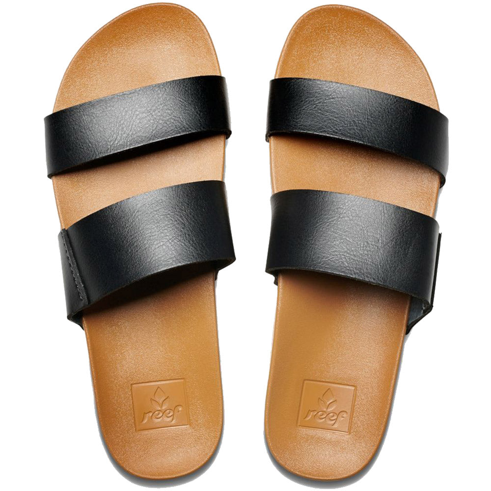 Reef Cushion Bounce Vista Thongs Black Natural