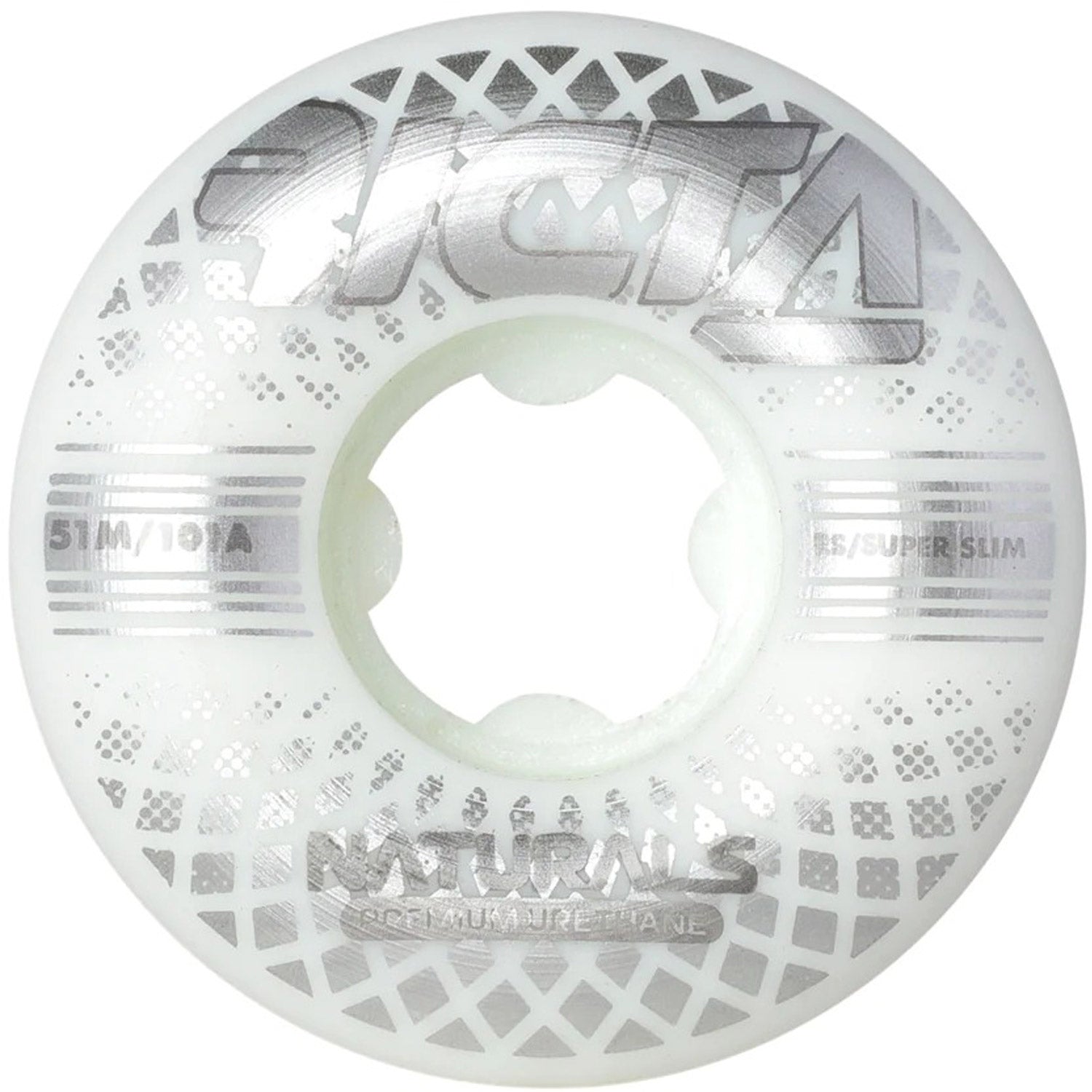 51mm Reflective Naturals Slim 101a Skateboard Wheels