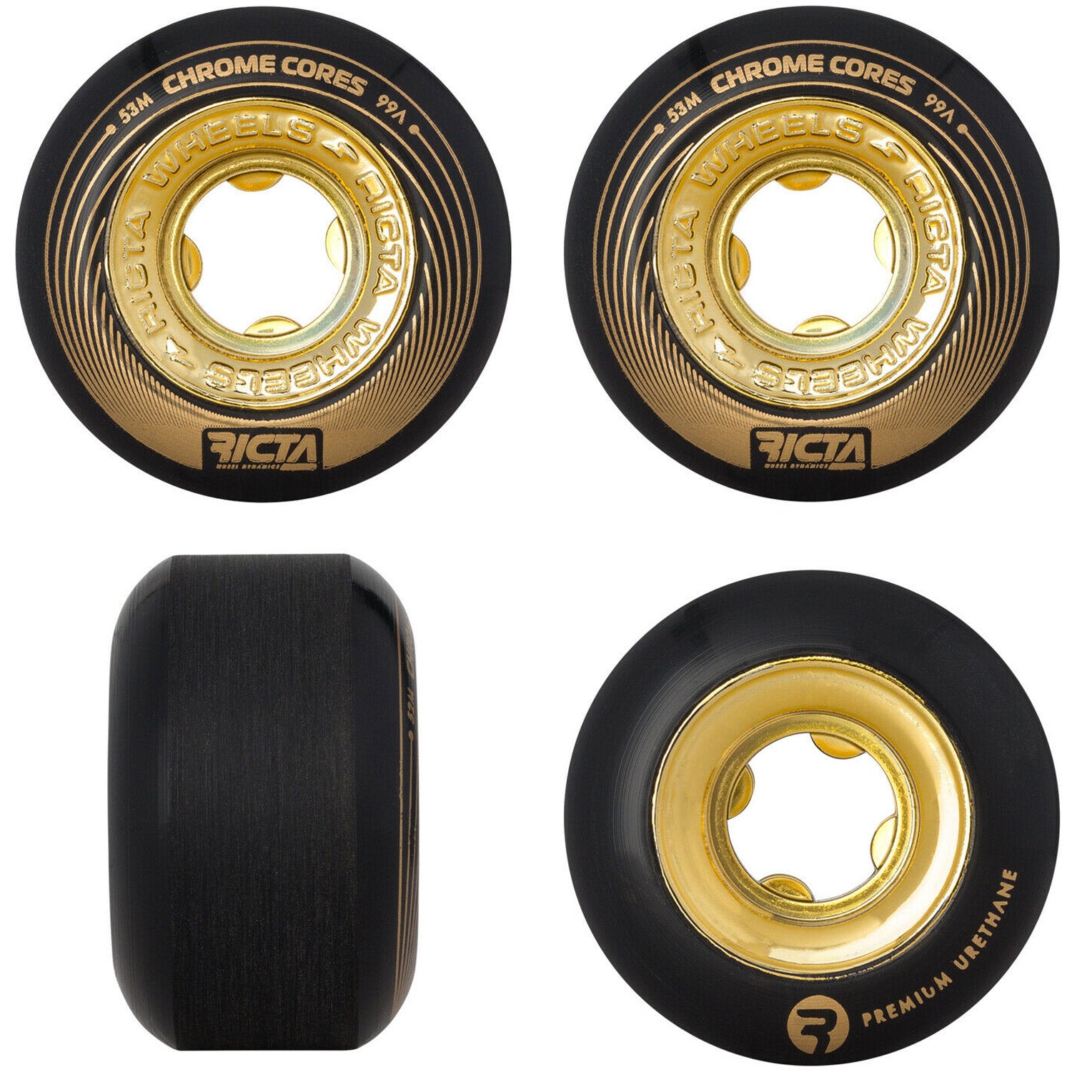 Chrome Core 99A Skateboard Wheels