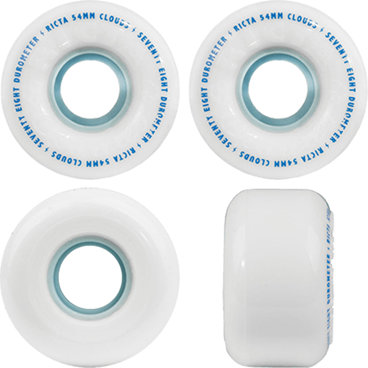 Clouds White 78A Skateboard Wheels