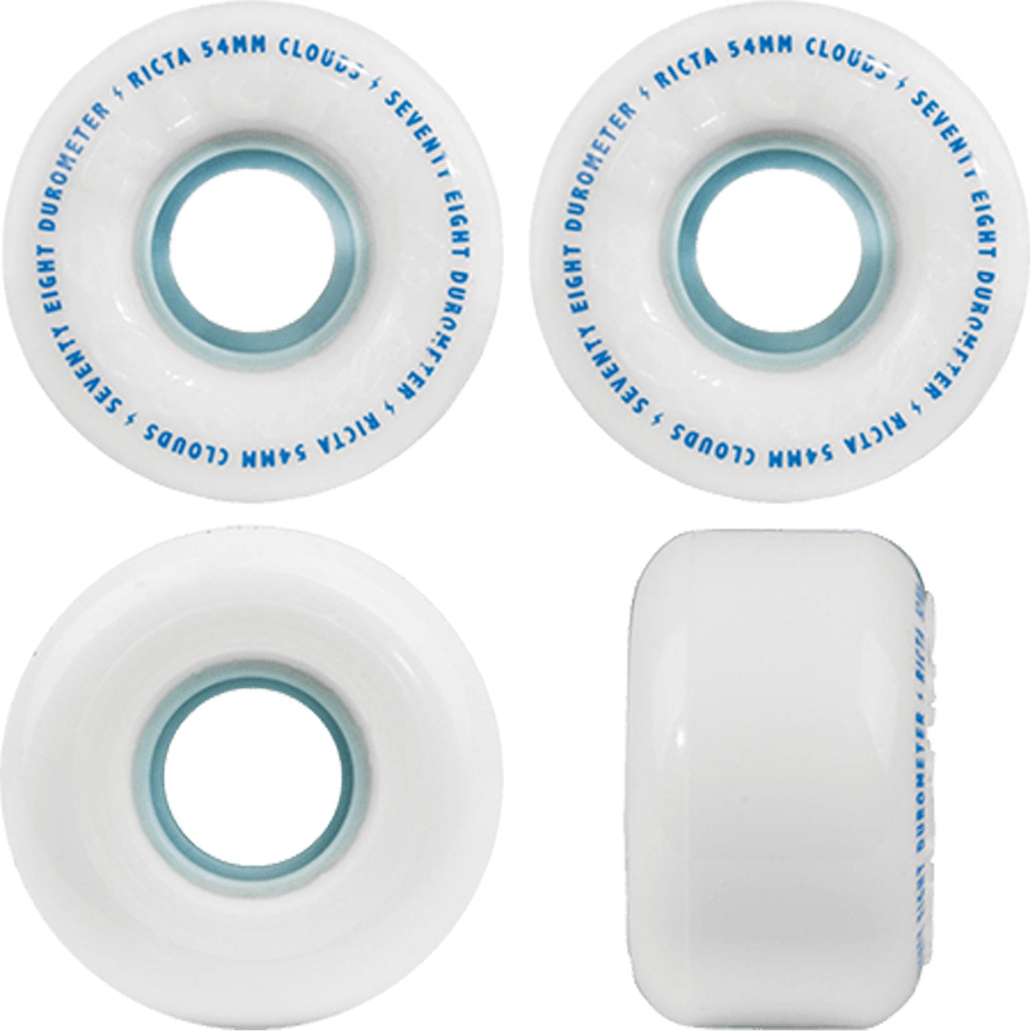 Clouds White 78A Skateboard Wheels