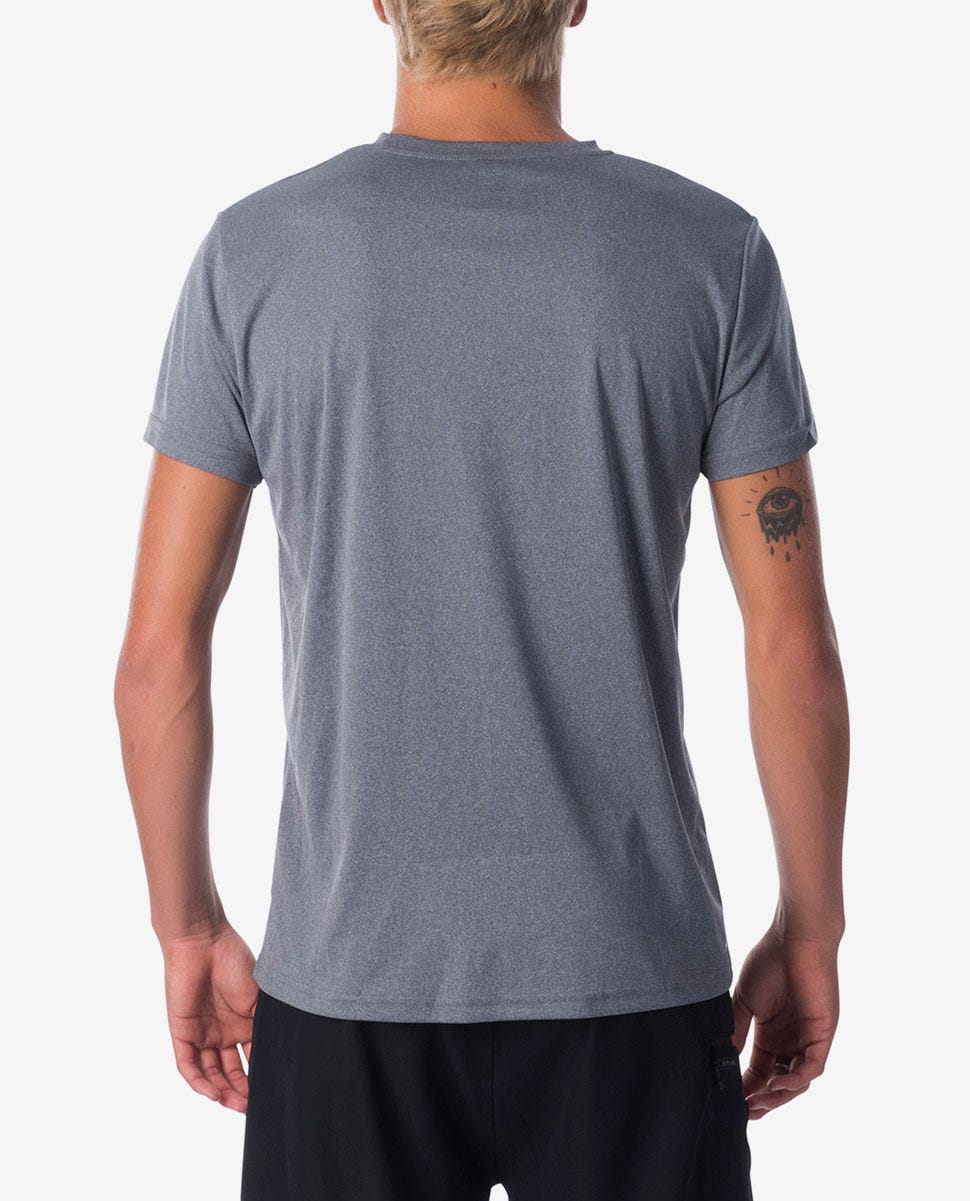 Rip Curl Blade Surflite Short Sleeve Rash Guard Black marle