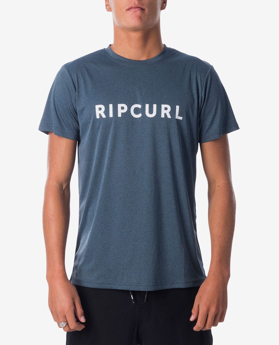 Rip Curl Blade Surflite Short Sleeve Rash Guard Navy marle