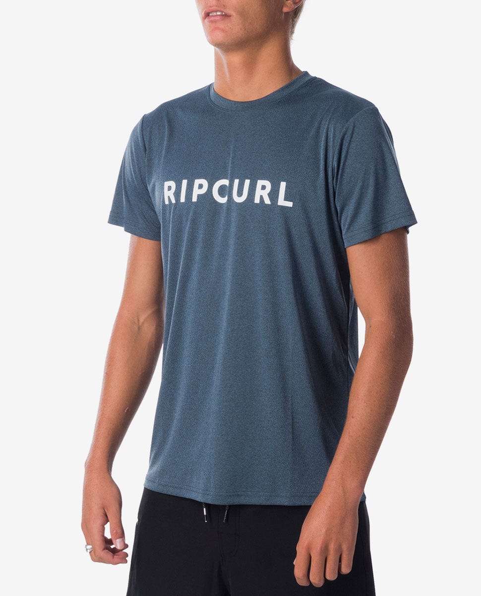 Rip Curl Blade Surflite Short Sleeve Rash Guard Navy marle