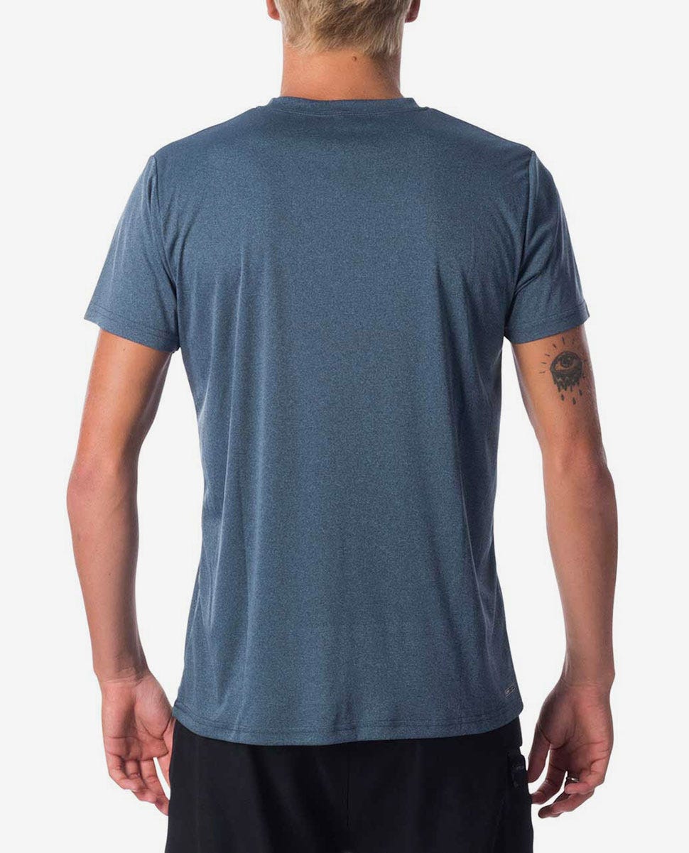 Rip Curl Blade Surflite Short Sleeve Rash Guard Navy marle