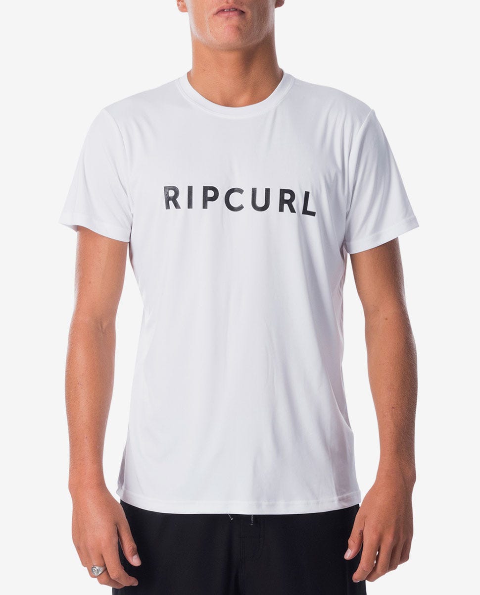 Rip Curl Blade Surflite Short Sleeve Rash Guard White