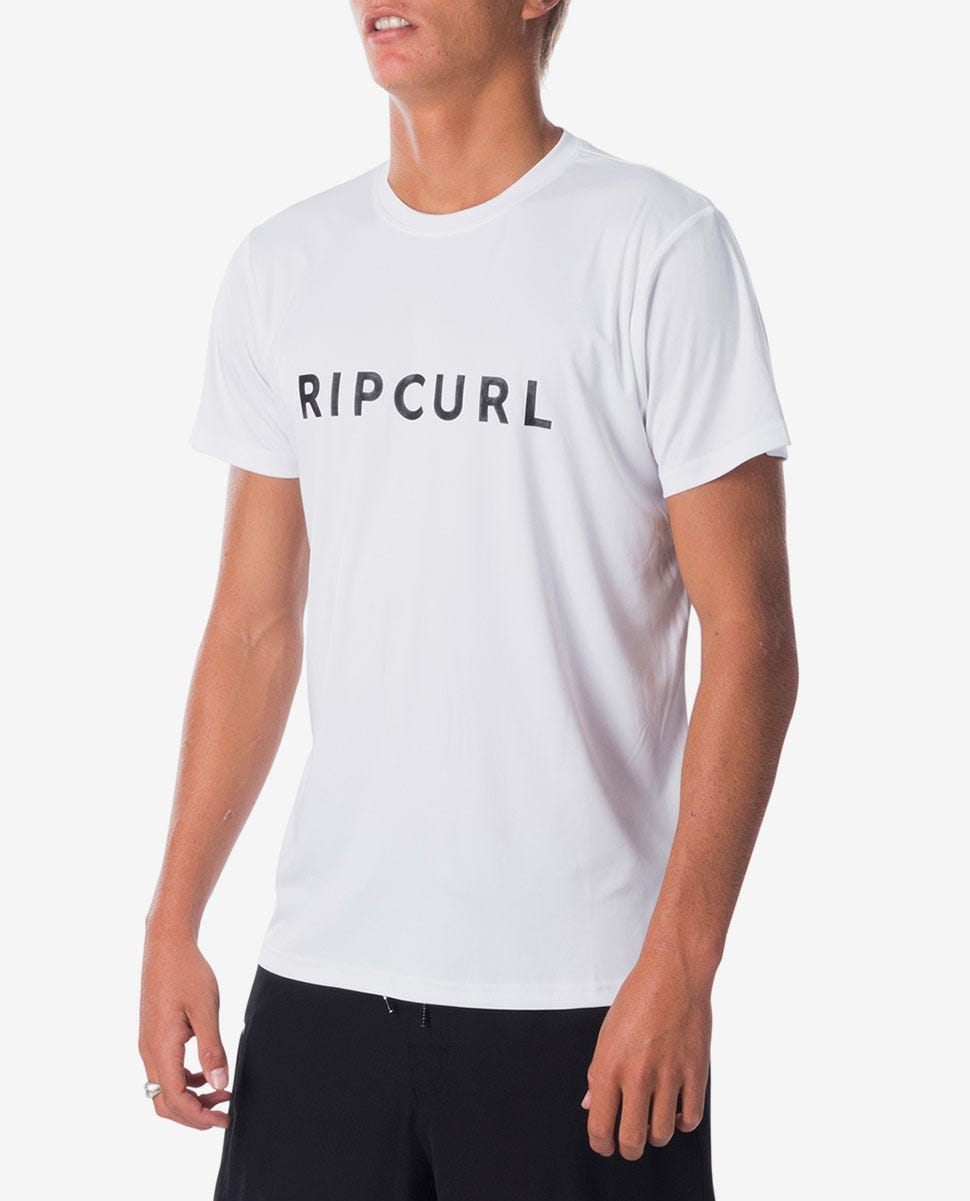 Rip Curl Blade Surflite Short Sleeve Rash Guard White