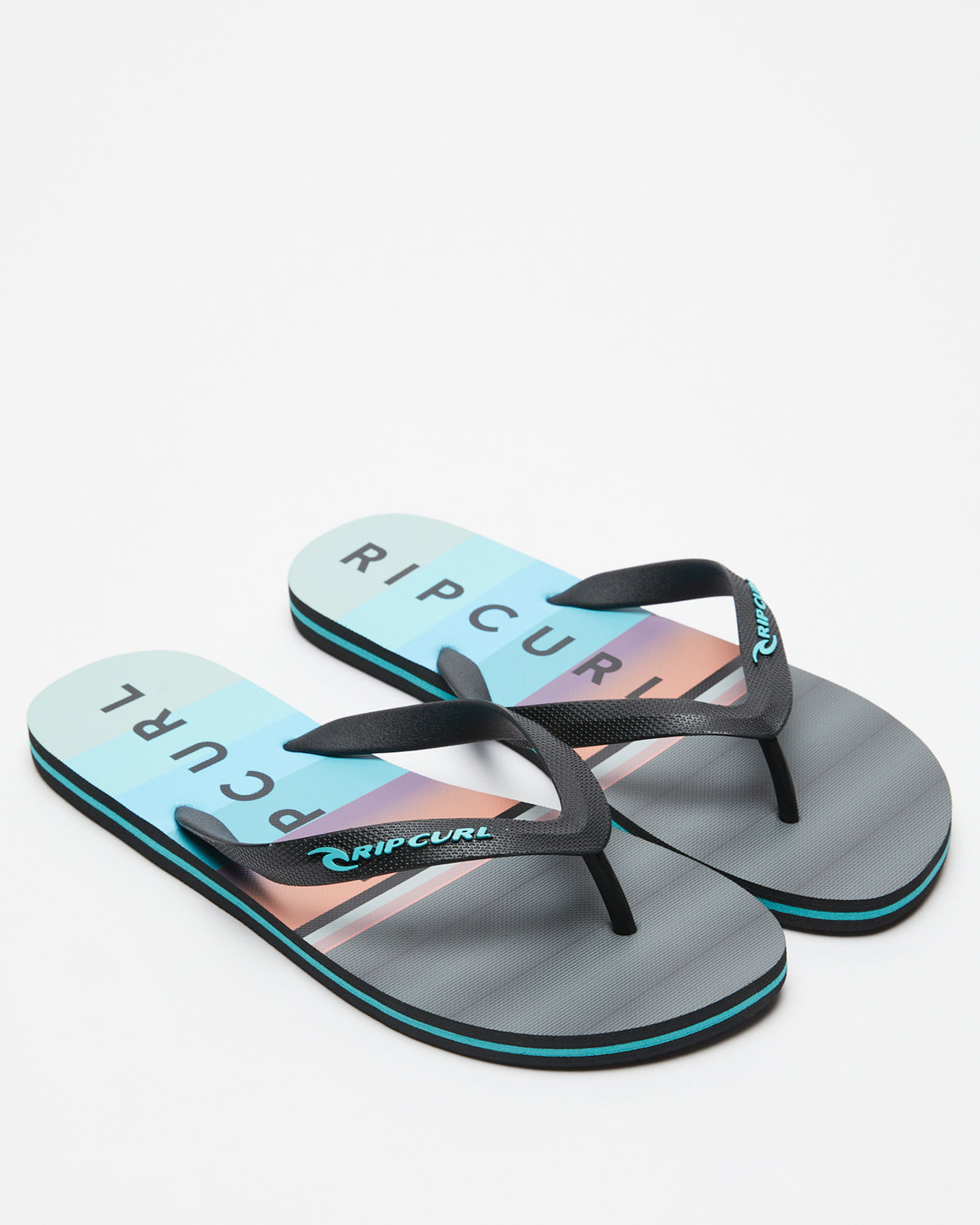 Rip Curl Daybreak Thongs Black Turquoise 