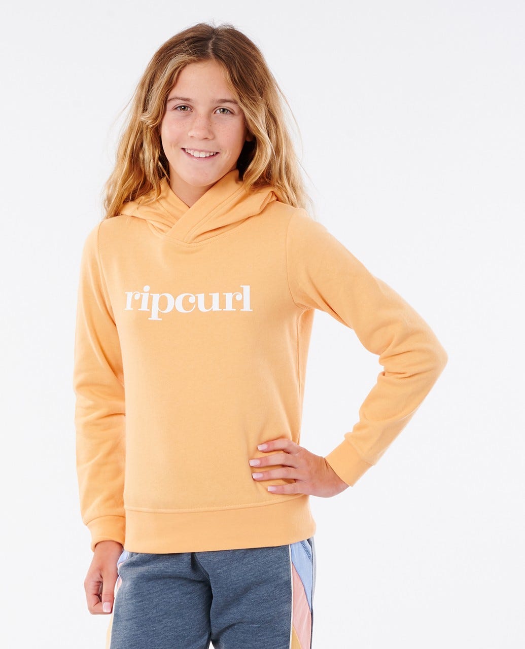 Rip Curl Golden State Hood - Girls (8 - 16 years) Orange