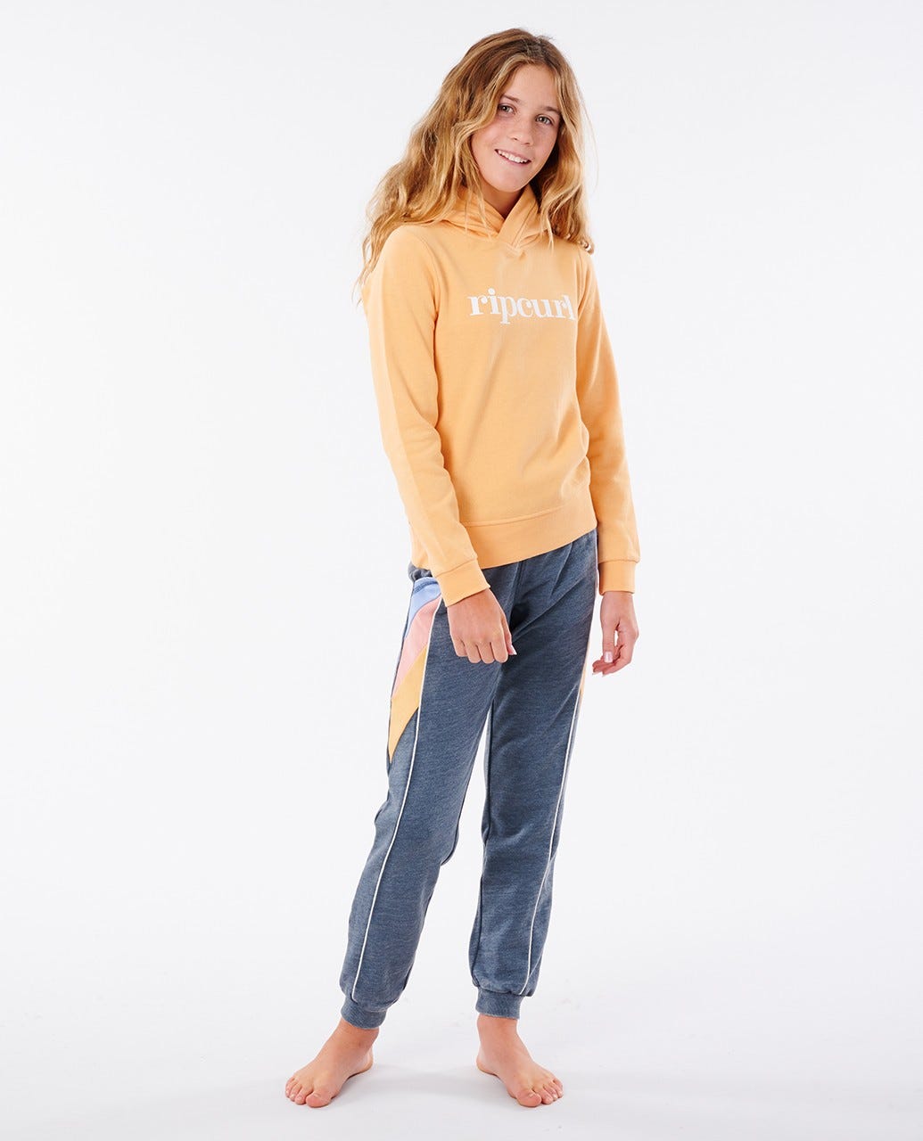 Rip Curl Golden State Hood - Girls (8 - 16 years) Orange