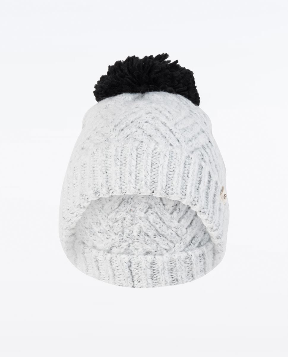 Rip Curl Groundswell Pom Pom Beanie Light grey heather