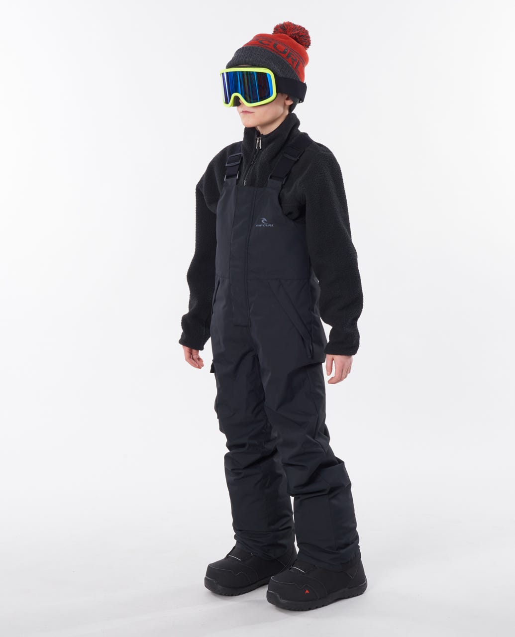 Rip Curl Junior Bib Pants Jet Black