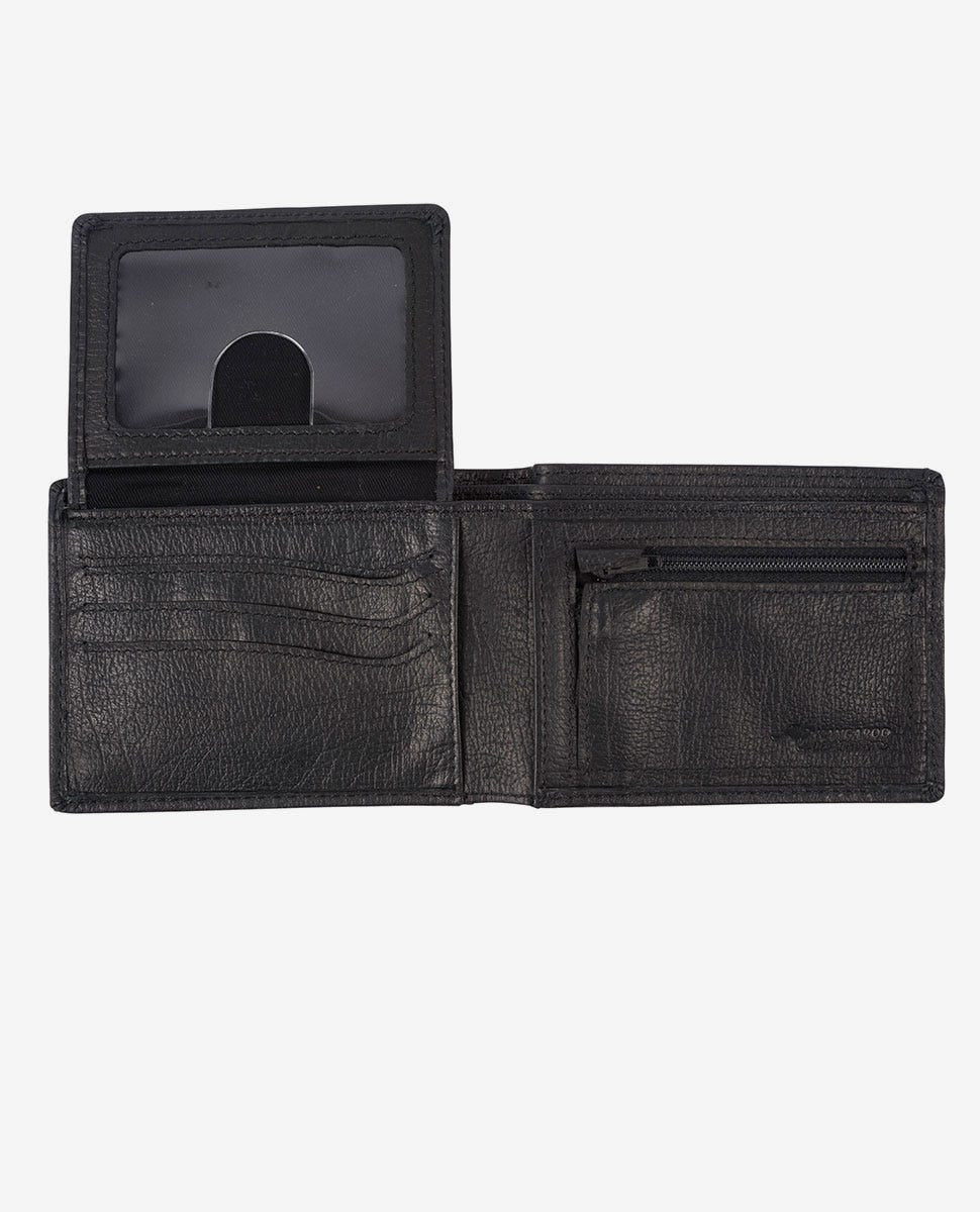 Rip Curl K-Roo RFID All Day Leather Wallet BLACK