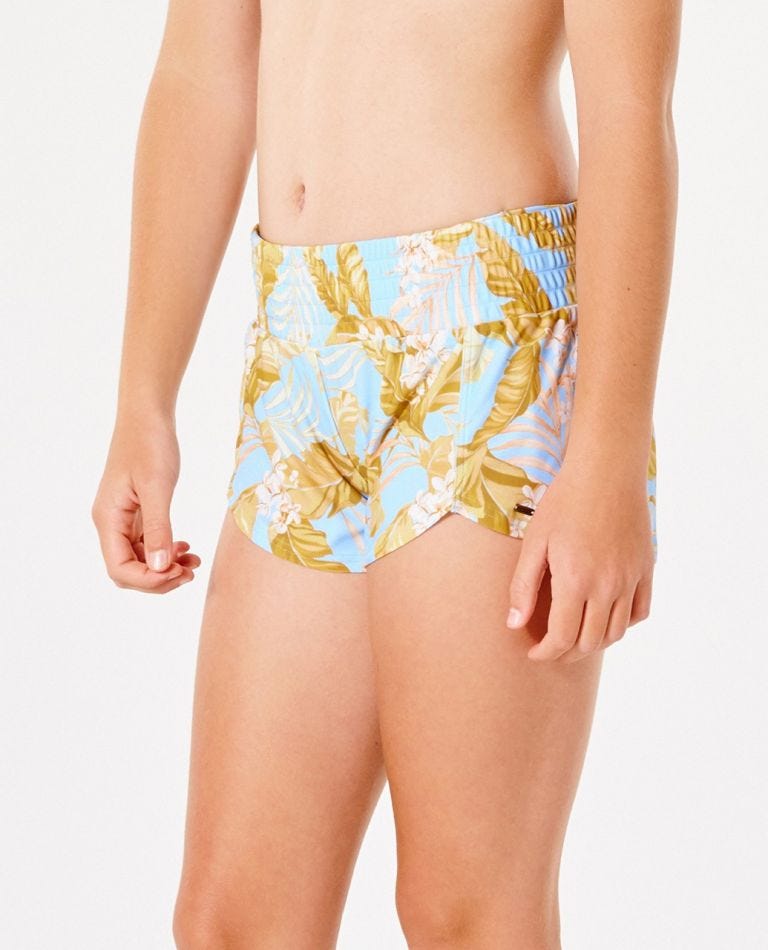 Rip Curl Namotu 3" Boardshorts - Girls (8 - 16 years) Light blue