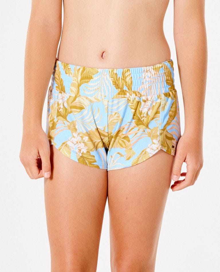 Rip Curl Namotu 3" Boardshorts - Girls (8 - 16 years) Light blue