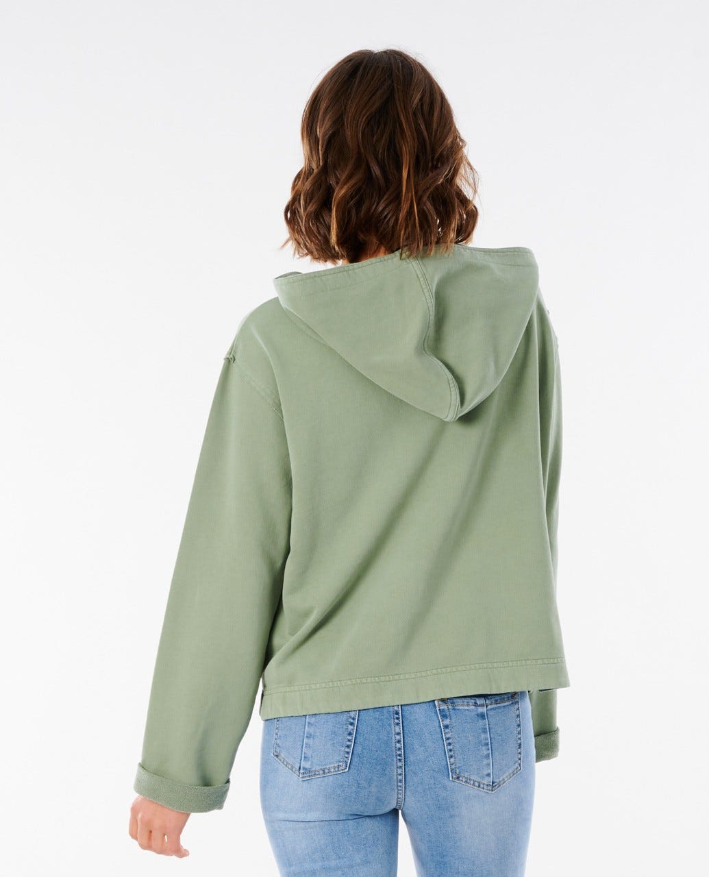 Rip Curl Organic Fleece Hood Green