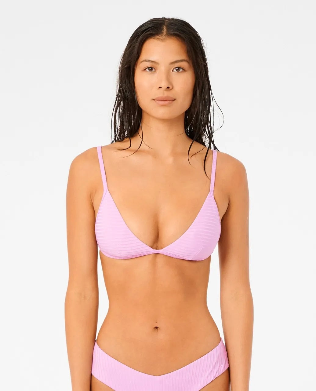 Premium Surf Banded Fixed Tri Bikini Top