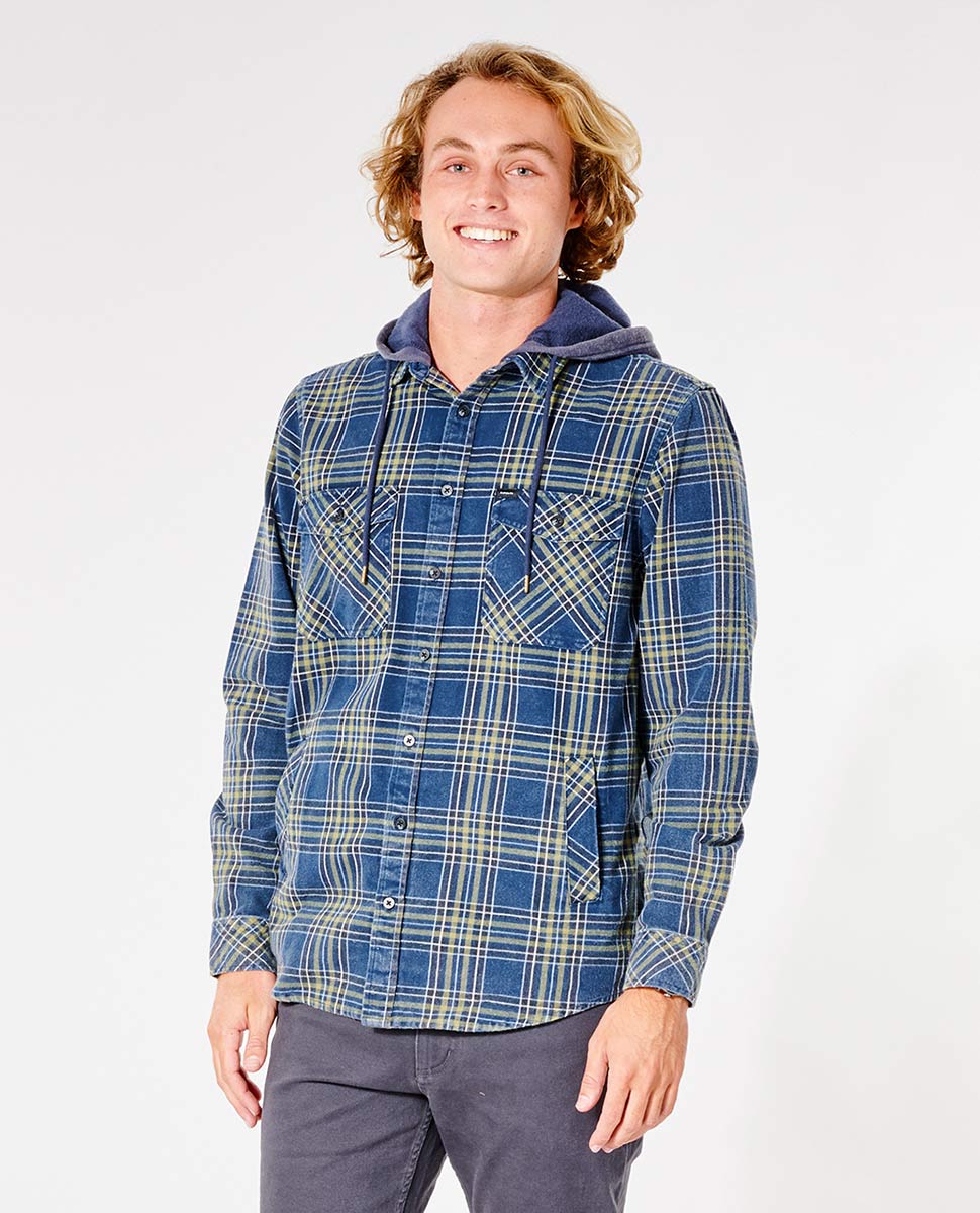 Rip Curl Ranchero Flannel Shirt NAVY