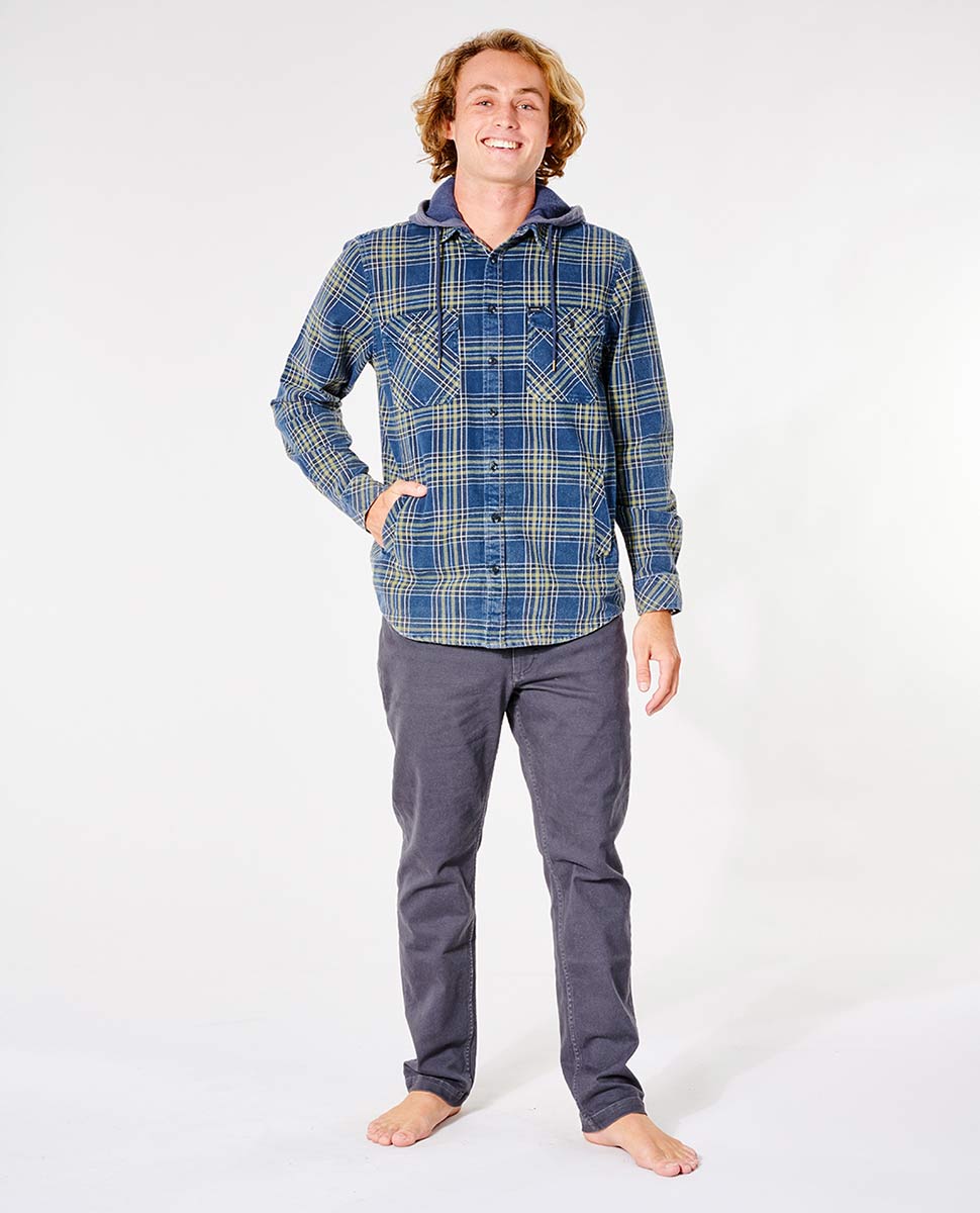 Rip Curl Ranchero Flannel Shirt NAVY