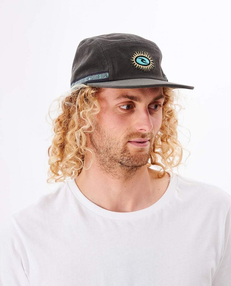 Rip Curl Rock Solid Adjustable Cap Washed black